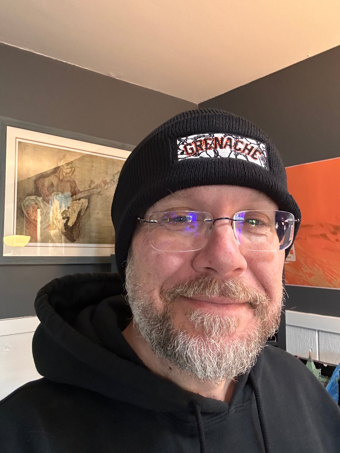 Grenache on Galets Cuffed Beanie