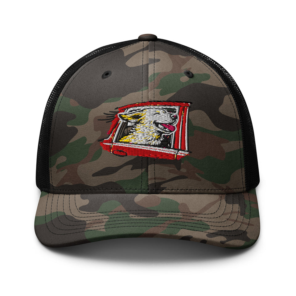 Best Buddy Embroidered Camouflage trucker hat