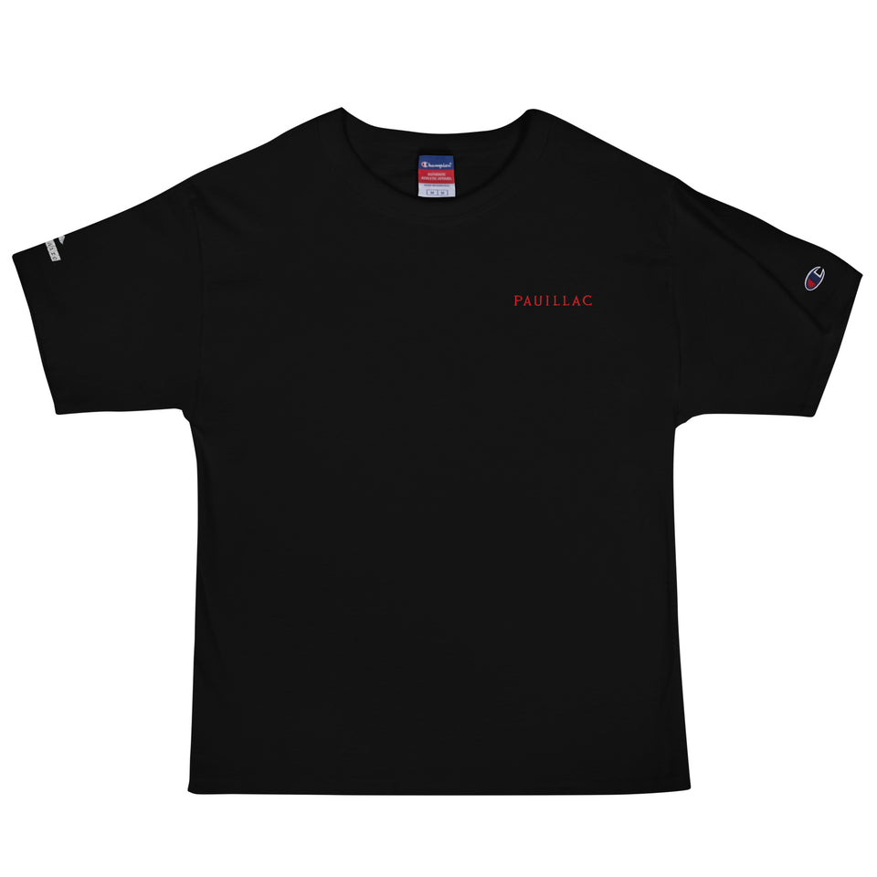 Pauillac Embroidered Men's Heavy Champion T-Shirt