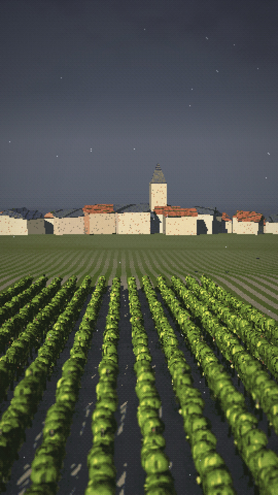 Video: a squall coming in over the Champagne vines at Le Mesnil-sur-Oger