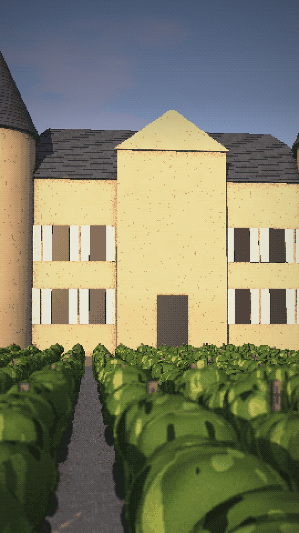 Video: A Médoc château on a summer evening, then three carafes in its barrel hall