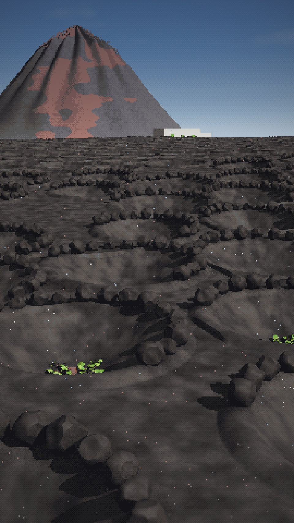 Video: Vines in hollows of black volcanic ash at La Geria on Lanzarote