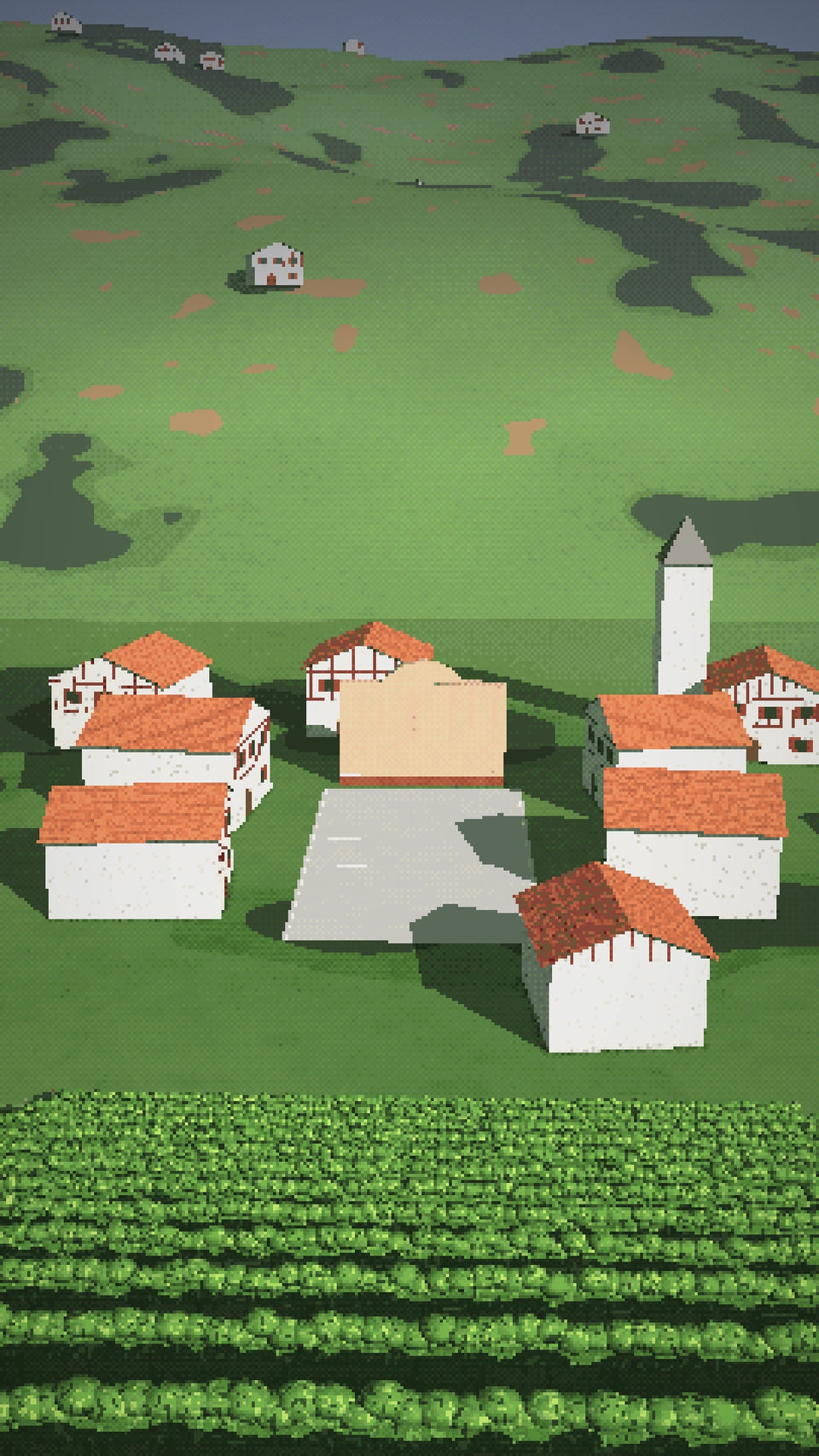 Video: The terraces of Irouléguy above a Basque village, a pelota ball on its court