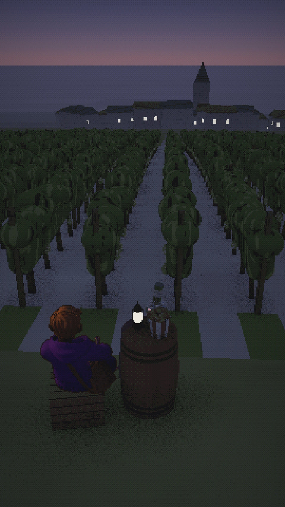 Video: dusk at Le Mesnil, a lantern lit on a Champagne picnic in the rows