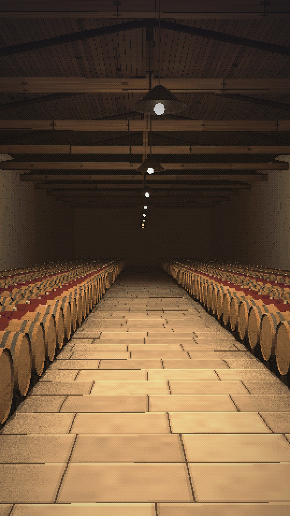 Video: a Bordeaux barrel room, new wine drawn up to the light
