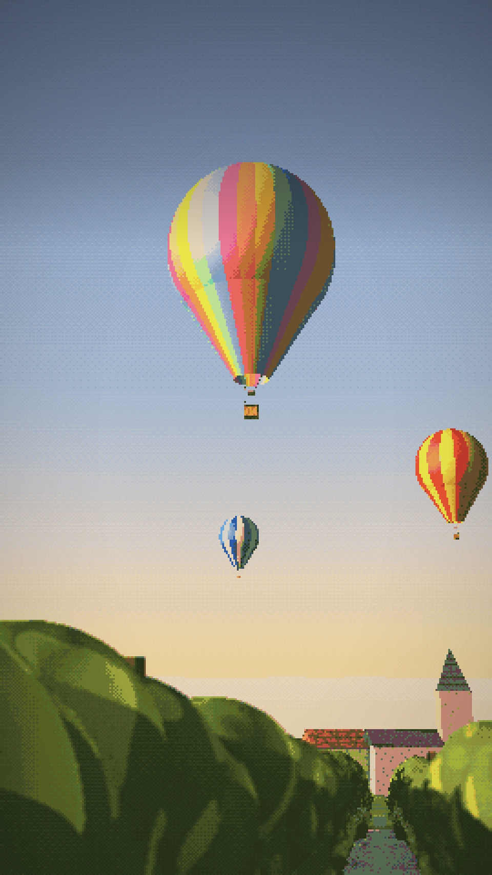 Video: Hot-air balloons rising over the Champagne vineyards at sunset