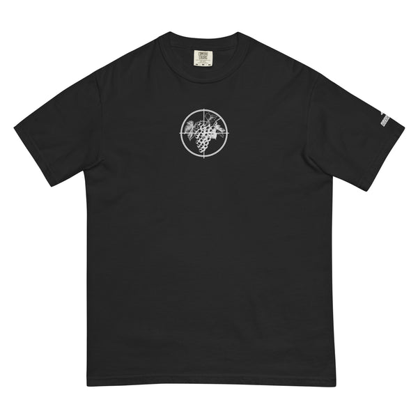 Grapes in the Crosshairs Embroidered Heavyweight t-shirt