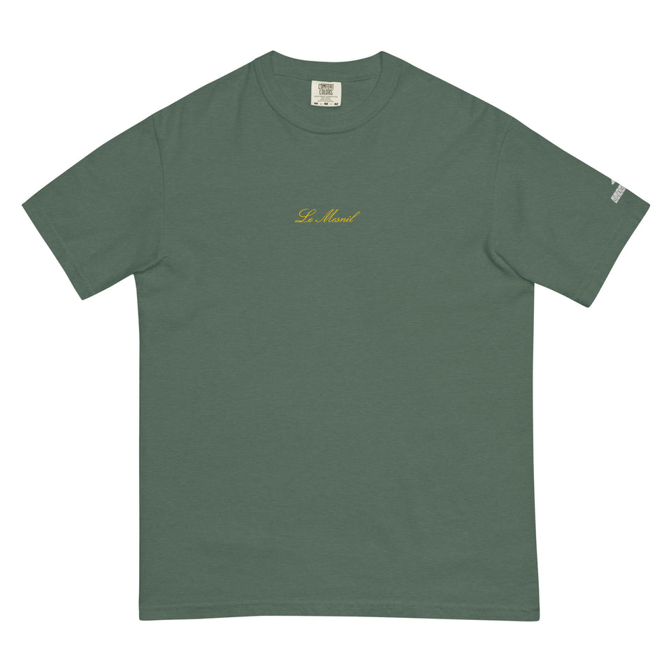 Le Mesnil Embroidered heavyweight t-shirt