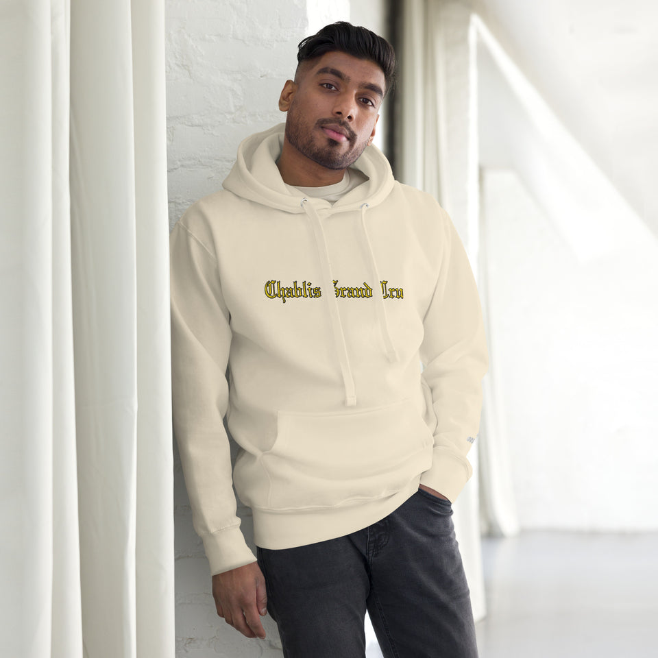 Chablis Grand Cru on Chalk - Comfy Hoodie