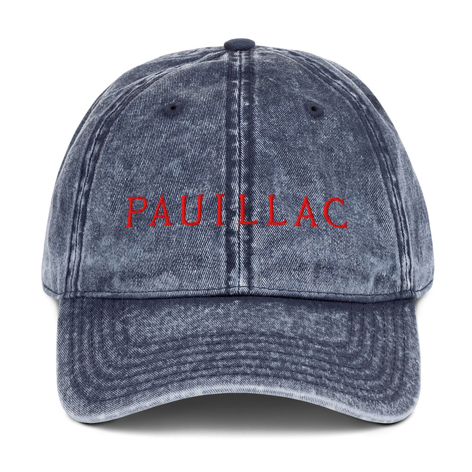 Pauillac Vintage Cotton Twill Cap