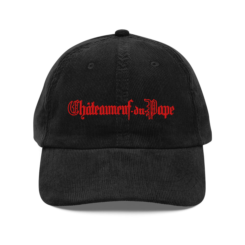 Chateauneuf-du-Pape corduroy cap