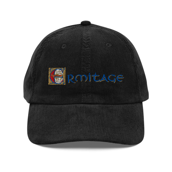Ermitage Embroidered Vintage corduroy cap