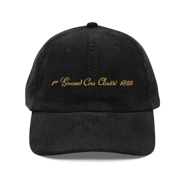 1855 Classification Embroidered Vintage corduroy cap