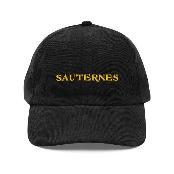 Sauternes Embroidered Vintage corduroy cap