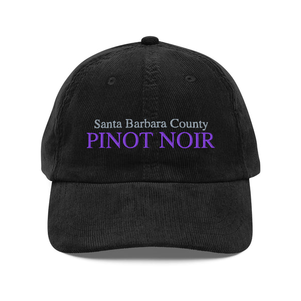 Santa Barbara Pinot Noir Embroidered Vintage corduroy cap