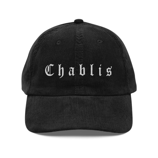 Chablis Embroidered Vintage corduroy cap