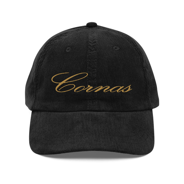 Cornas Embroidered Vintage corduroy cap