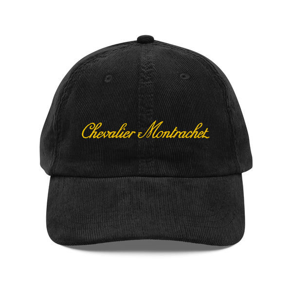 Chevalier-Montrachet Embroidered Vintage corduroy cap