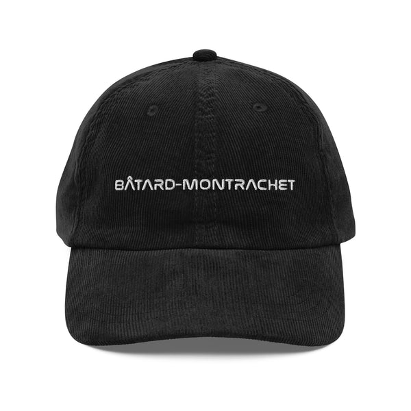 Batard-Montrachet Embroidered Vintage corduroy cap