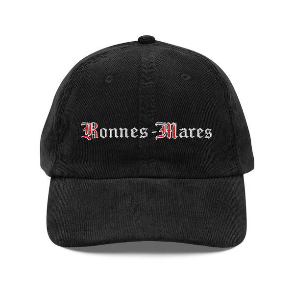 Bonnes-Mares Embroidered Vintage corduroy cap