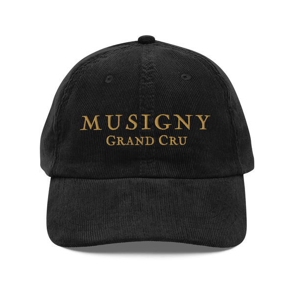 Musigny Grand Cru Embroidered Vintage corduroy cap