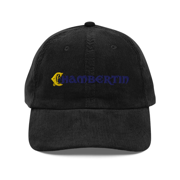 Chambertin Vintage Corduroy Embroidered Cap