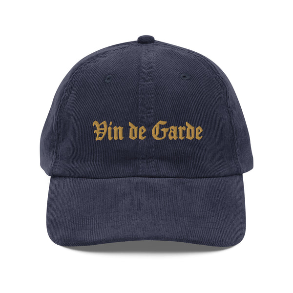 Vin de Garde Embroidered Vintage corduroy cap