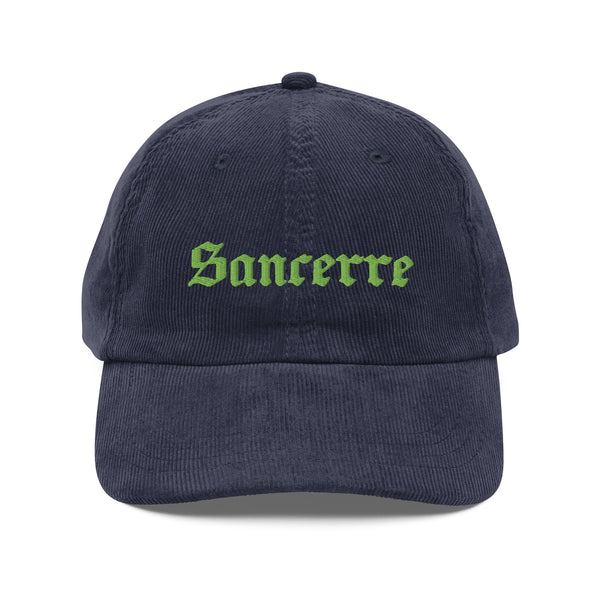Sancerre Embroidered Vintage corduroy cap