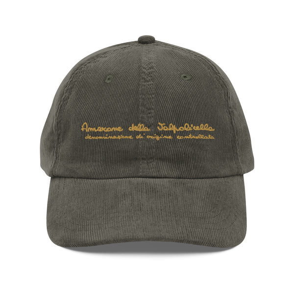 Amarone della Valpolicella corduroy cap