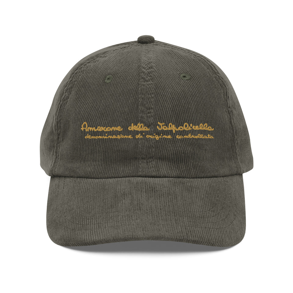 Amarone della Valpolicella corduroy cap