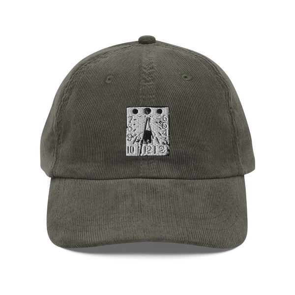 Wehlener Sonnenuhr Embroidered Vintage corduroy cap