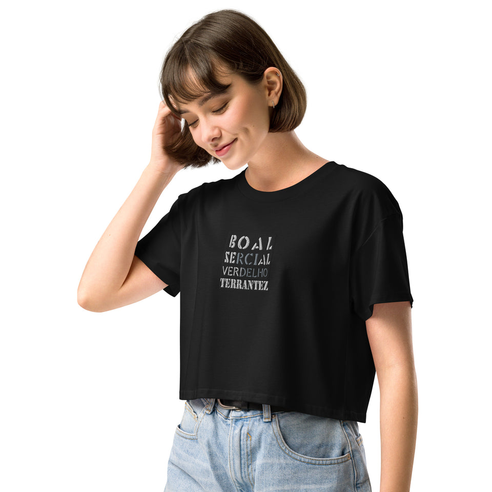 Madeira Grapes Women’s crop top
