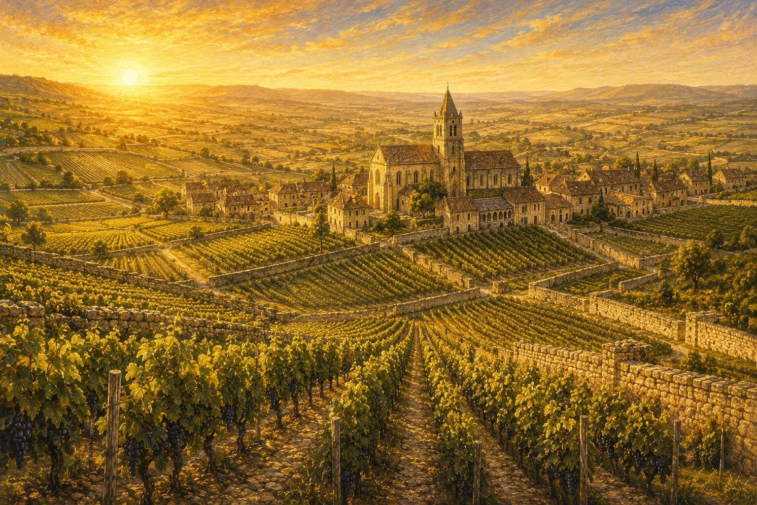 Dawn energy landscape