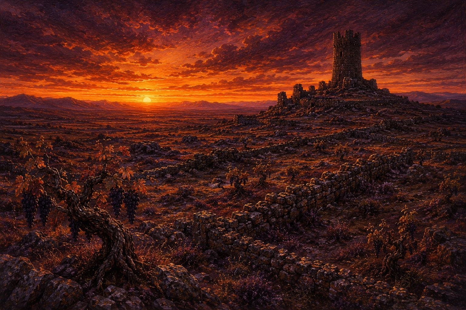 Dusk energy landscape